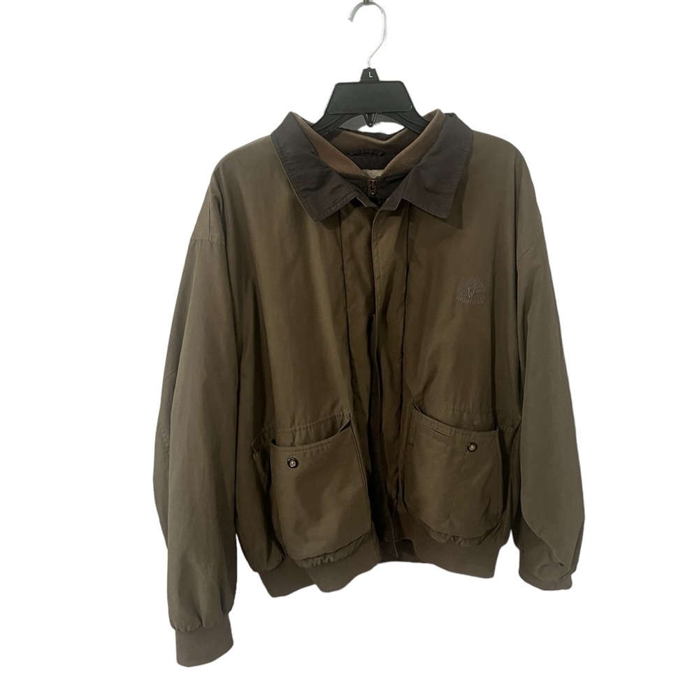 Vintage Cutter & Buck Green Men’s Bomber Jacket Size XL.